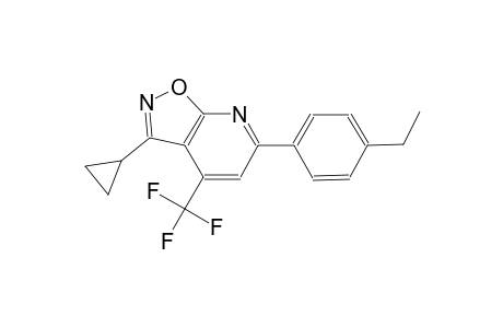 isoxazolo[5,4-b]pyridine, 3-cyclopropyl-6-(4-ethylphenyl)-4-(trifluoromethyl)-