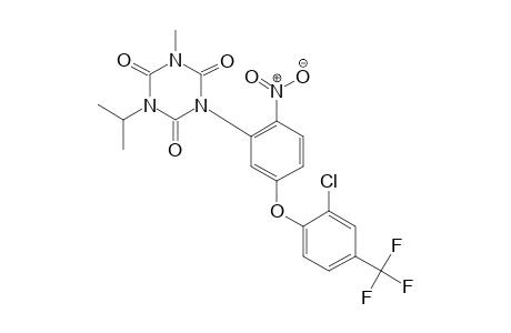1,3,5-Triazine-2,4,6(1H,3H,5H)-trione, 1-[5-[2-chloro-4-(trifluoromethyl)phenoxy]-2-nitrophenyl]-3-methyl-5-(1-methylethyl)-