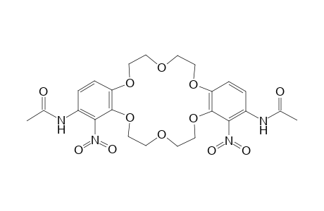di(3-nitro-4-acetylaminobenzo)-18-crown-6