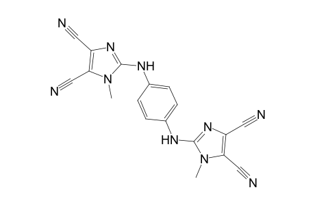 1,4-Bis(4,5-dicyano-1-methyl-2-imidazolylamino)benzene