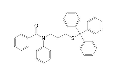 N-(3-Triphenylmethylthiopropyl)benzanilide