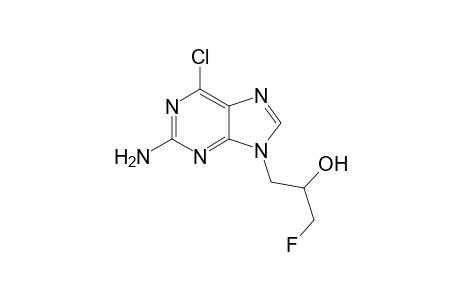 9-(3'-Fluoro-2'-hydroxypropyl)-2-amino-6-chloropurine