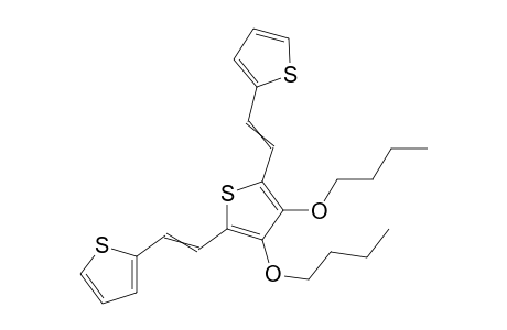 3,4-Dibutoxy-2,5-bis(2'-thienylvinyl)thiophene
