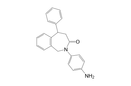 2-(4-aminophenyl)-5-phenyl-1,2,4,5-tetrahydro-2-benzazepin-3-one