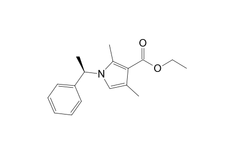 2,4-dimethyl-1-[(1R)-1-phenylethyl]-3-pyrrolecarboxylic acid ethyl ester