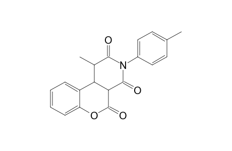 1-Methyl-3-(4-methylphenyl)-4a,10b-dihydro-2H-chromeno[3,4-c]pyridine-2,4,5(1H,3H)-trione