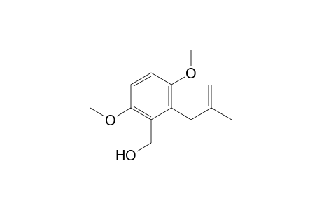 [3,6-Dimethoxy-2-(2-methylprop-2-enyl)phenyl]methanol