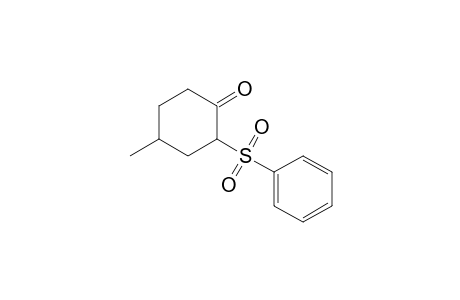 2-Phenylsulfonyl-4-methylcyclohexanone