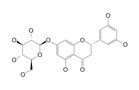 (2S)-5,7,3',5'-TETRAHYDROXY-FLAVANONE-7-O-BETA-D-GLUCOPYRANOSIDE