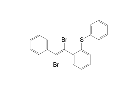 1-[(E)-1,2-bis(bromanyl)-2-phenyl-ethenyl]-2-phenylsulfanyl-benzene