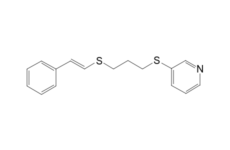 3-((3-(Styrylthio)propyl)thio)pyridine