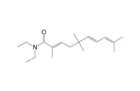 Deca-2,6,8-triene-2-carboxamide, N,N-diethyl-5,5,9-trimethyl-