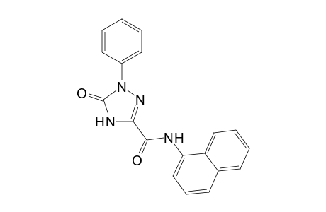 .delta.2-1,2,4-Triazoline-3-carboxamide, N-1-naphthyl-5-oxo-1-phenyl-