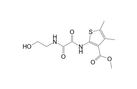 3-thiophenecarboxylic acid, 2-[[2-[(2-hydroxyethyl)amino]-1,2-dioxoethyl]amino]-4,5-dimethyl-, methyl ester