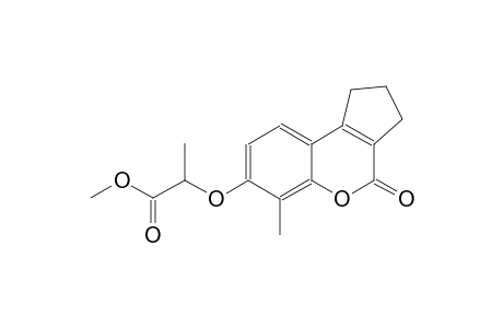 methyl 2-[(6-methyl-4-oxo-1,2,3,4-tetrahydrocyclopenta[c]chromen-7-yl)oxy]propanoate