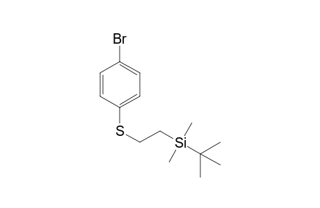 2-[(4-bromophenyl)thio]ethyl-tert-butyl-dimethyl-silane