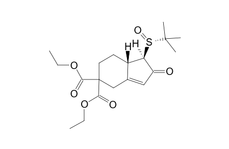 (4R,5S,SS)-8,8-Bis(Ethoxycarbonyl)-4-(tert-butylsulfintyl)bicyclo[3.3.0]oct-1-en-3-one