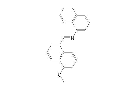 Naphthalen-1-amine, N-(5-methoxy-1-naphthylmethylene)-