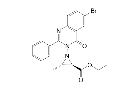 (2R,3S)-Ethyl 1-[6-bromo-4(3H)-oxo-2-phenylquinazolin-3-yl]-3-methylaziridin-2-carboxylate