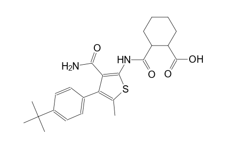 2-({[3-(aminocarbonyl)-4-(4-tert-butylphenyl)-5-methyl-2-thienyl]amino}carbonyl)cyclohexanecarboxylic acid
