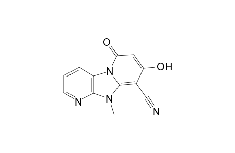 7-Hydroxy-9-methyl-5-oxo-9H-dipyrido[1,2-a : 3',2'-d]imidazole-8-carbonitrile