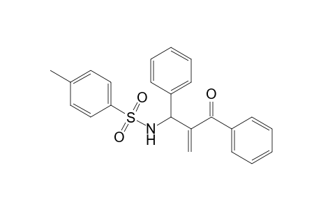 4-methyl-N-[1-phenyl-2-(phenylcarbonyl)prop-2-enyl]benzenesulfonamide
