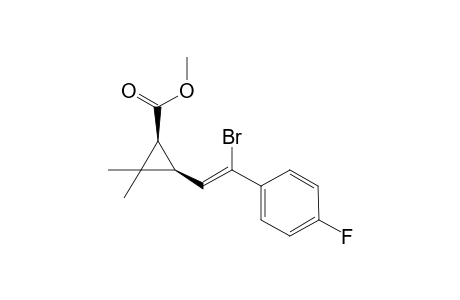 (1S,3S)-3-[(Z)-2-bromo-2-(4-fluorophenyl)ethenyl]-2,2-dimethyl-1-cyclopropanecarboxylic acid methyl ester