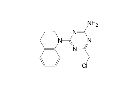 4-(chloromethyl)-6-(3,4-dihydro-1(2H)-quinolinyl)-1,3,5-triazin-2-amine