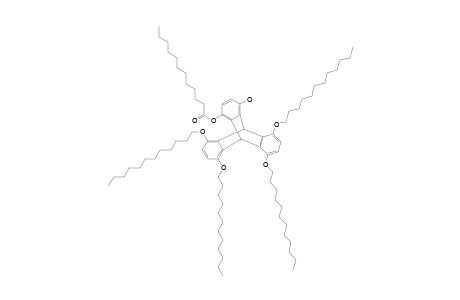 1,4,5,8-TETRAKIS-(DODECYLOXY)-11-HYDROXY-14-(DODECANOYLOXY)-TRIPTYCENE