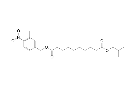 Sebacic acid, isobutyl 3-methyl-4-nitrobenzyl ester