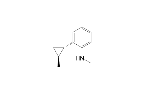 (+)-(1's,2's)-N-methyl-2-(2'-methylcyclopropyl)aniline