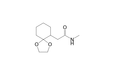 N-Methyl-2-(1',4'-dioxa-spiro[4.5]dec-6'-yl)-acetamide