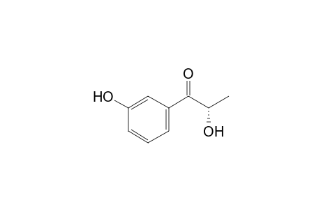 (2S)-1-(3-hydroxyphenyl)-2-oxidanyl-propan-1-one