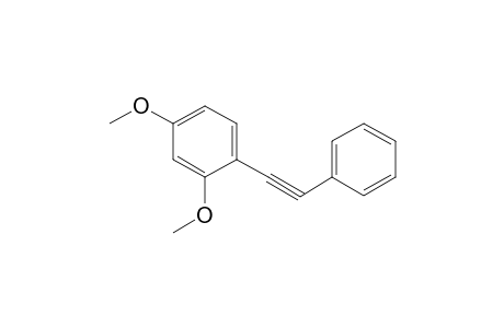 Benzene, 2,4-dimethoxy-1-(2-phenylethynyl)-
