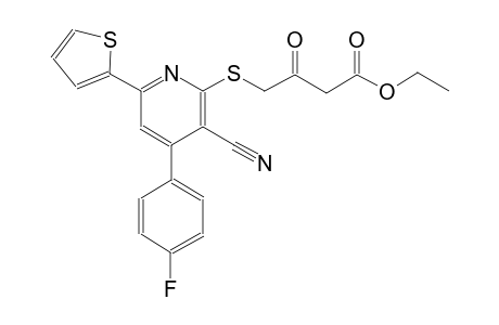 butanoic acid, 4-[[3-cyano-4-(4-fluorophenyl)-6-(2-thienyl)-2-pyridinyl]thio]-3-oxo-, ethyl ester