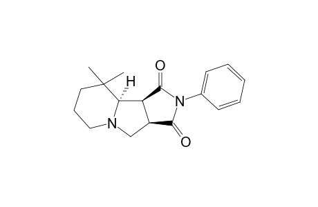 (3aR*,9aR*,9bS*)-Octahydro-9,9-dimethyl-2-phenyl-1H-pyrrolo[3,4-a]indolizine-1,3(2H)-dione