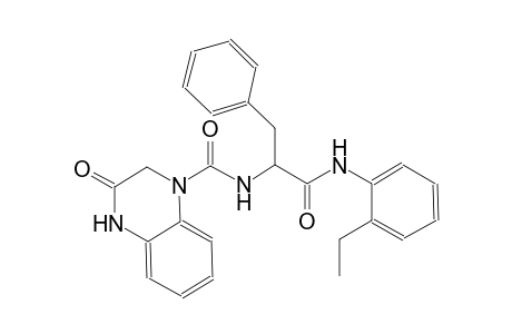 1(2H)-quinoxalinecarboxamide, N-[(1S)-2-[(2-ethylphenyl)amino]-2-oxo-1-(phenylmethyl)ethyl]-3,4-dihydro-3-oxo-