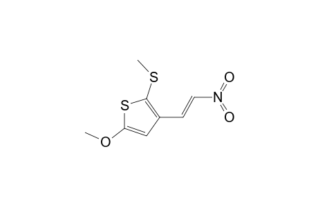 5-Methoxy-2-(methylthio)-3-[(E)-2-nitroethenyl]thiophene