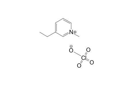 Pyridinium, 3-ethyl-1-methyl-, perchlorate