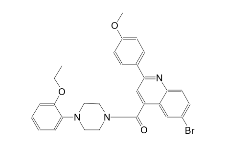 6-bromo-4-{[4-(2-ethoxyphenyl)-1-piperazinyl]carbonyl}-2-(4-methoxyphenyl)quinoline