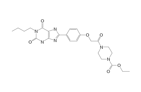 1-BUTYL-8-[4-[(4-ETHOXYCARBONYL-PIPERAZIN-1-YL)-2-OXOETHOXY]-PHENYL]-XANTHINE