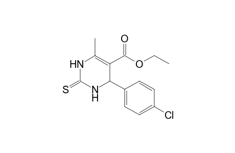 4-(4-Chlorophenyl)-6-methyl-2-sulfanylidene-3,4-dihydro-1H-pyrimidine-5-carboxylic acid ethyl ester