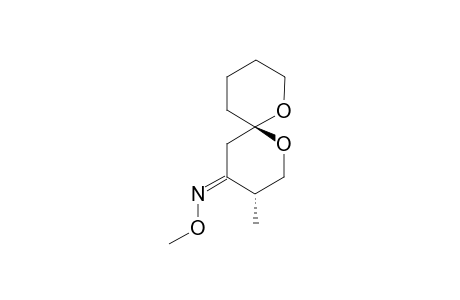 (3R,6R)-3-Methyl-1,7-dioxaspiro[5.5]undecan-4-one-O-methyl oxime