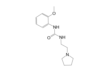 urea, N-(2-methoxyphenyl)-N'-[2-(1-pyrrolidinyl)ethyl]-