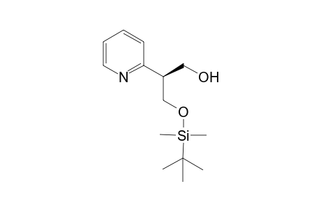 (S)-2-(2-Pyridyl)-1-hydroxy-3-tert-butyldimethylsiloxypropane