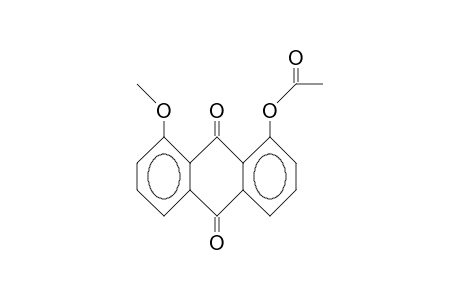 9,10-Anthracenedione, 1-(acetyloxy)-8-methoxy-