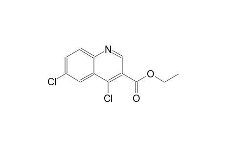 3-quinolinecarboxylic acid, 4,6-dichloro-, ethyl ester