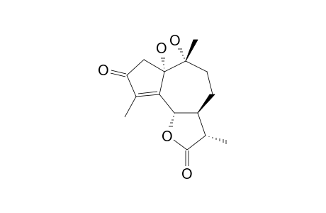 1,10-DIOL-ISOPHOTOSANTONIN;1-ALPHA-(S),10-ALPHA-(R)-DIHYDROXY-3-OXO-11-BETA-(S)-H-4,11-(13)-GUAIEN-6-ALPHA-(S),12-OLIDE