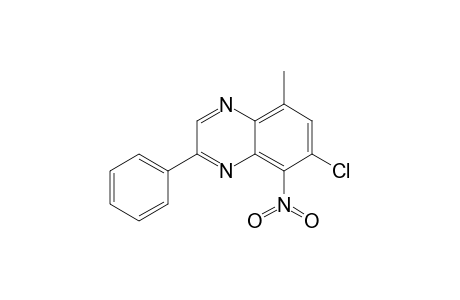 7-Chloro-5-methyl-8-nitro-2-phenylquinoxaline