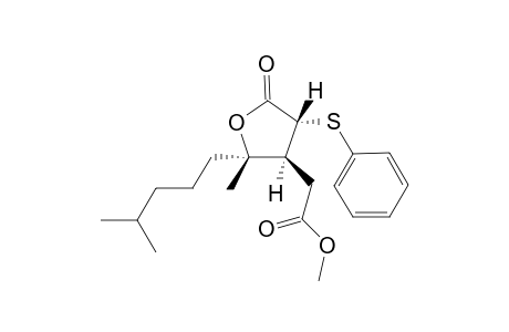 Methyl (2S,3S,4S)-[2-Methyl23-(4-methylpentyl)-5-oxo-4-[(phenylthio)tetrahydrofuran-3-yl]acetate